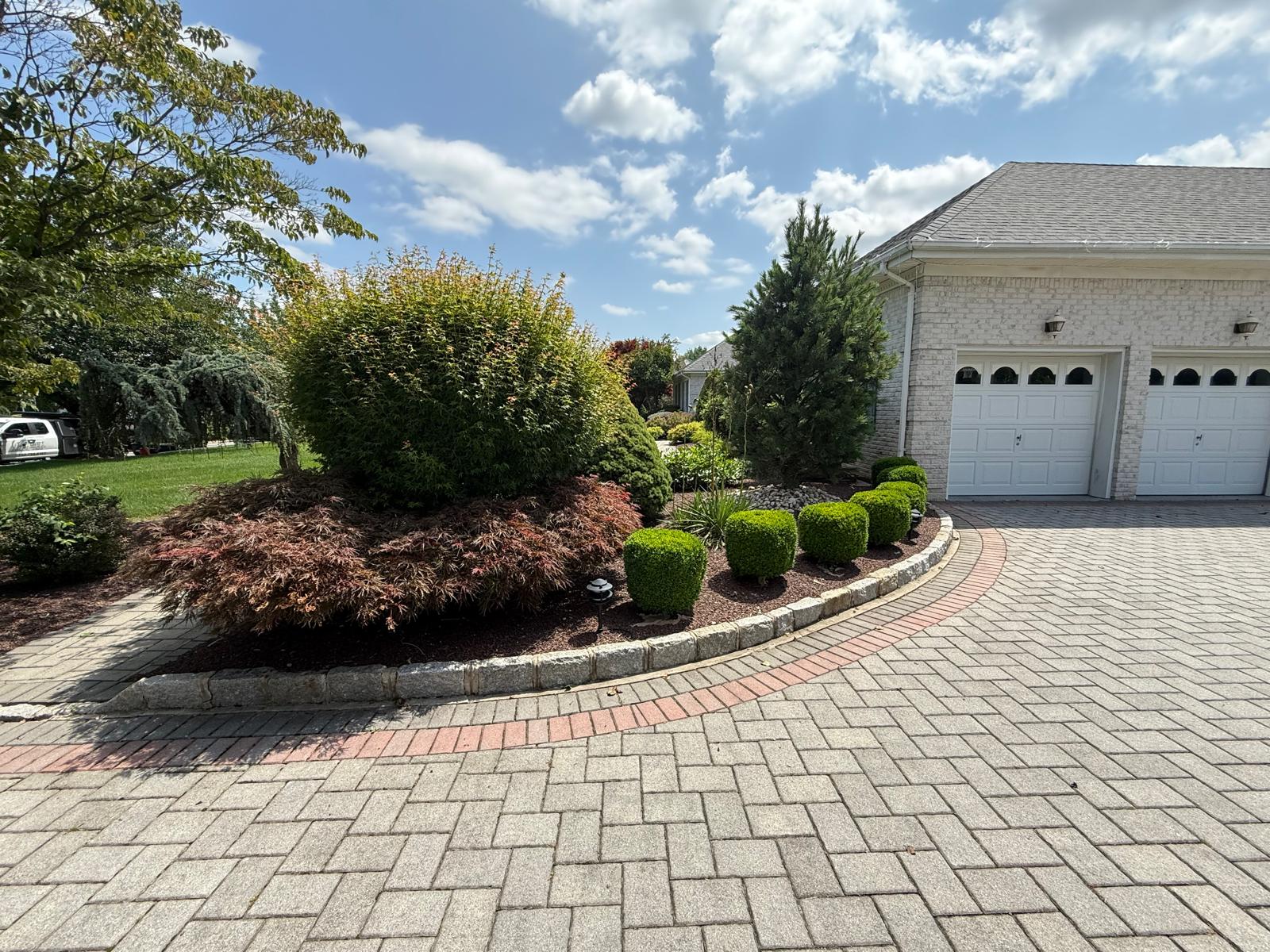 Hardscaping and planting combined